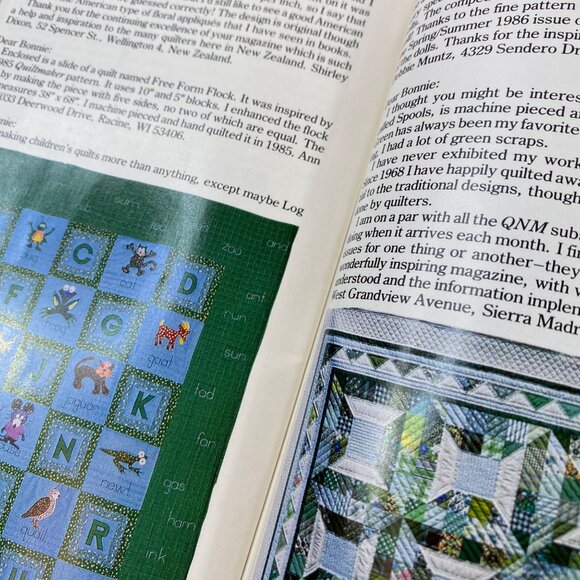 Quilters Newsletter Magazine For Quilt Lovers Patterns March 1987 Issue No. 190 - Picture 9 of 10